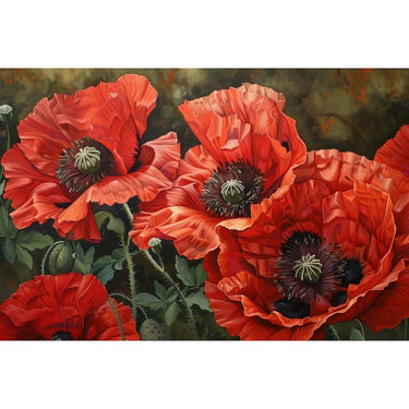 Red Poppy Canvas